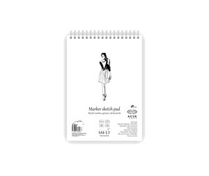 SM-LT Bloc Spirale - Marqueurs - Layout - A5 - 40 feuilles - 100 gsm