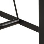 vidaXL Table de bar 55x55x107 cm bois massif d'acacia et fer
