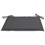 vidaXL Chaises pliables de jardin avec coussins lot de 6 Bois de teck