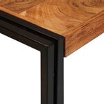 vidaXL Tables d'appoint Marron et noir Bois d'acacia massif