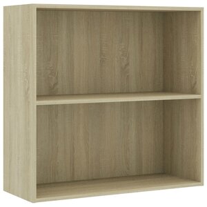 vidaXL Bibliothèque chêne sonoma 80x30x76 5 cm bois d'ingénierie