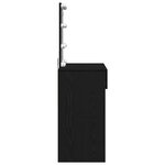 vidaXL Coiffeuse Chêne noir 100 x 40 x 130 cm Bois d'ingénierie