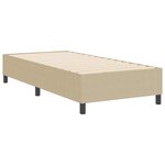 vidaXL Cadre de lit plateforme Vert gris 80 x 200 cm