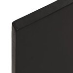 vidaXL Dessus de bureau marron foncé 80x40x2 cm bois chêne traité