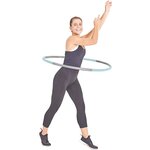 Schildkröt 960236 - Cerceau de fitness Hula Hoop avec vagues de massage - gris/bleu ciel