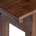 vidaXL Bureau Marron 110 x 30 x 79 cm Bois de Mahogany Massif