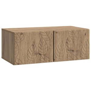 vidaXL Meuble TV mural 98 x 41 x 30 cm Chêne artisanal