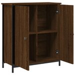 vidaXL Buffet chêne marron 70x30x80 cm bois d'ingénierie