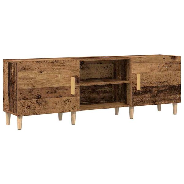 vidaXL Meuble TV Bois ancien 150 x 30 x 50 cm Bois d'ingénierie