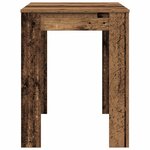 vidaXL Table à manger vieux bois 120x60x76 cm bois d'ingénierie