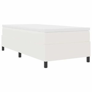 vidaXL Lit à ressorts Crème et Blanc 90 x 200 cm