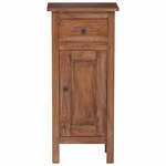 vidaXL Support de Plante Marron 36 x 25 x 80 cm Bois d'Acajou