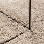 vidaXL Tapis doux à poils moyens et lavable HUARTE Sable 80 x 500 cm