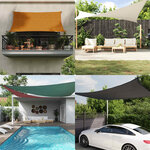 vidaXL Voile d'ombre 6 x 6 x 6 m 100   polyester Oxford Triangulaire