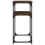 vidaXL Table console chêne marron 100x35 5x75 cm bois d'ingénierie