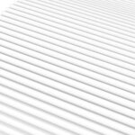 vidaXL Matelas en mousse blanc 160x220 cm dureté H2 H3