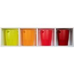 ECOBIN Corbeille à papier 15 Litres- Framboise translucide EXACOMPTA