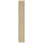 vidaXL Bibliothèque/Séparateur de pièce Chêne sonoma Bois d'ingénierie
