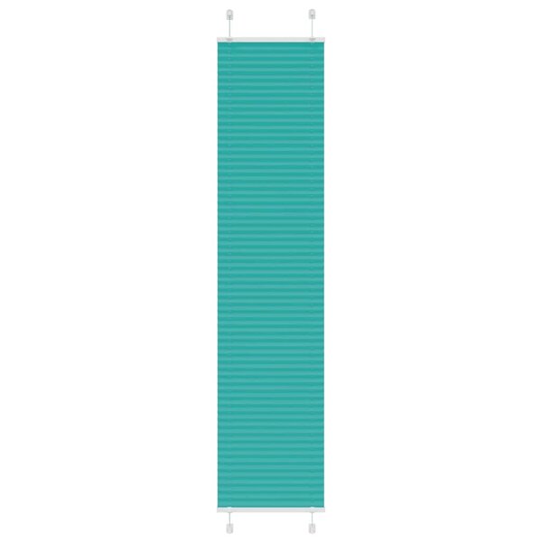 vidaXL Store plissé vert pétrole 45x200 cm largeur du tissu 44 4 cm