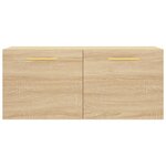 vidaXL Armoire murale chêne sonoma 80x36 5x35 cm bois d'ingénierie