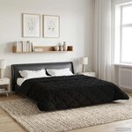 vidaXL Duvet d'hiver 200 x 240 cm Hiver Noir Respirant