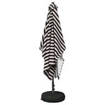 vidaXL Parasol de jardin avec base 200 x 300 cm Polyester