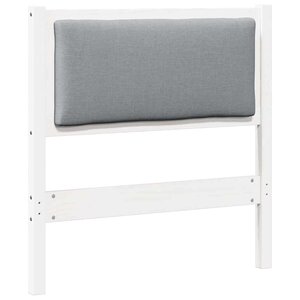 vidaXL Tête de lit Autre Blanc 80 cm Bois massif en pin