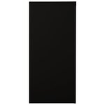 vidaXL Armoire à portes coulissantes Noir 90x40x90 cm Acier