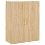 vidaXL Armoire murale chêne sonoma 69 5x34x90 cm