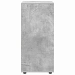 vidaXL Armoire de rangement Gris béton 40 x 48 x 105 cm