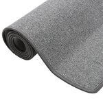 vidaXL Tapis de couloir Gris foncé 80x250 cm