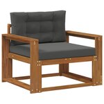 vidaXL Sofa de milieu extérieur Naturel