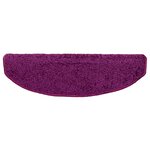vidaXL Tapis d'escalier auto-adhésifs 15 pc 80 x 24 5 x 3 5 cm Violet