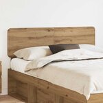 vidaXL Tête de lit Chêne artisanal 160 cm Bois d'ingénierie