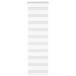 vidaXL Store zèbre blanc 40x100 cm largeur du tissu 35 9 cm polyester