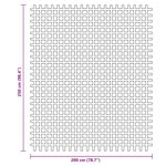 vidaXL Tapis de sol de camping anthracite 2 5x2 m