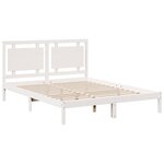 vidaXL Cadre de lit extra long sans matelas 160x220 cm bois massif
