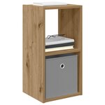 vidaXL Table de chevet Chêne artisanal 30 5 x 27 x 59 5 cm