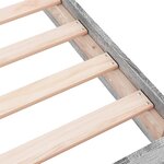 vidaXL Cadre de lit sonoma gris 160x200 cm bois d'ingénierie