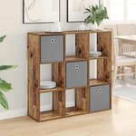 vidaXL Buffet Bois ancien 102 x 31 x 99 5 cm