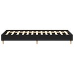 Lit vidaXL 90x190 cm en bois d'orme noir