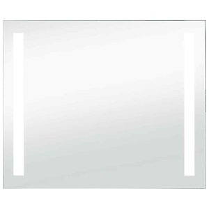 vidaXL Miroir mural à LED pour salle de bains 80x60 cm