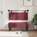 vidaXL Tête de lit suspendue tissu