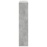 vidaXL Cloison de séparation gris béton bois d'ingénierie