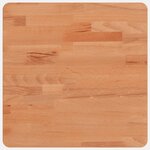 vidaXL Dessus de table 40x40x2 5 cm carré bois massif de hêtre