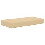 vidaXL Coussin de Siège d'Extérieur Beige 80 x 40 x 8 cm