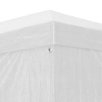 vidaXL Tente de réception 3x4 m Blanc