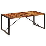 vidaXL Table à dîner 200x100x75 cm Bois de Sesham solide