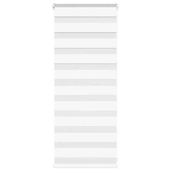 vidaXL Store zèbre blanc 65x100 cm largeur du tissu 60 9 cm polyester