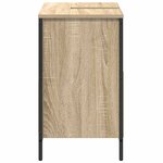 vidaXL Meuble de salle de bain lavabo et tiroirs chêne sonoma